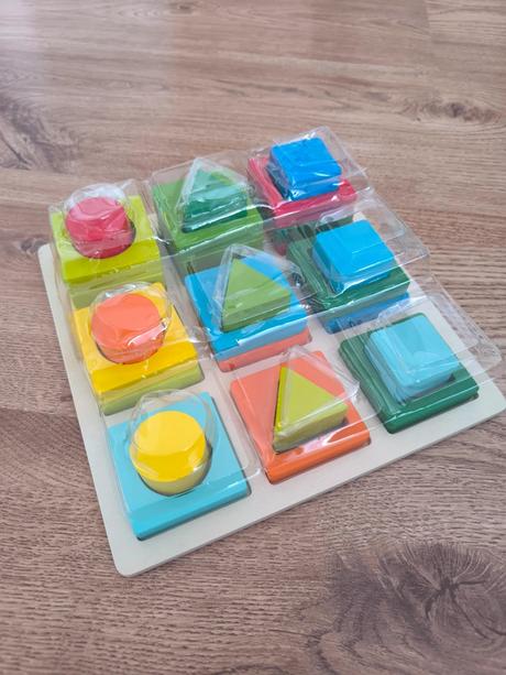 Drevená hračka - skladačka, 