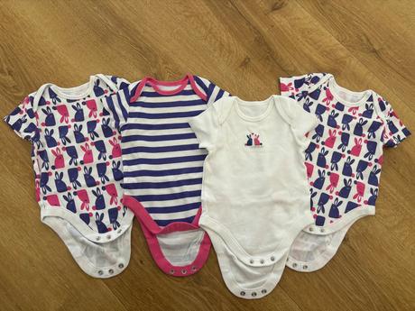 Letné ziarive zajacikove body 3-6 mesiacov, f&f,62