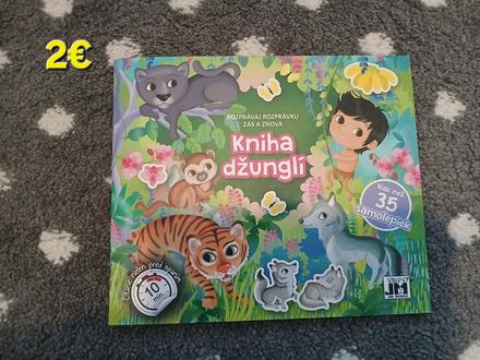 Kniha dzungli - rozpravka s nalepkami, 