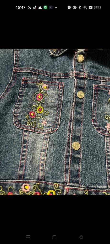 Detská riflová bunda, 104