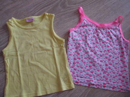 Tielkové tričko + srdiečkové tielko, cherokee,86