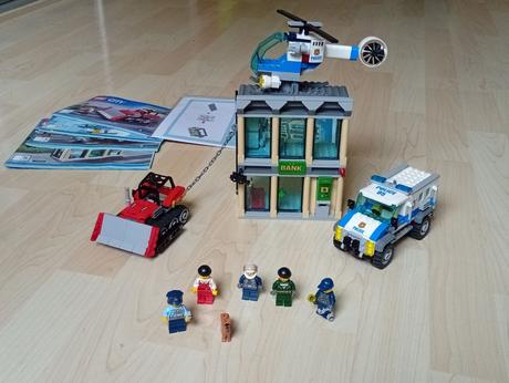 Lego city 60140 vlámanie buldozérom, 