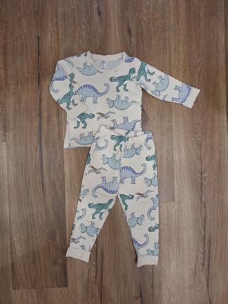Pyžamo lindex dinosaury 98/104, lindex,104