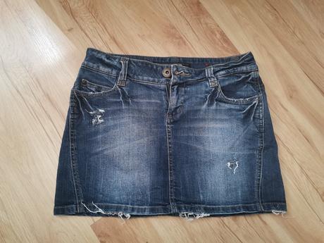 Riflová sukňa, only,38