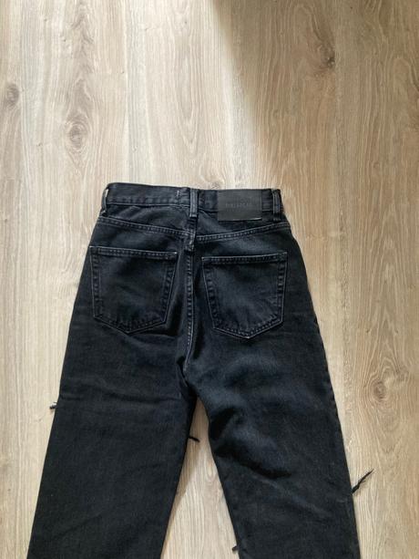 Roztrhané široké rifle, pull&bear,34