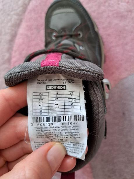 Turistické topánky, quechua,33