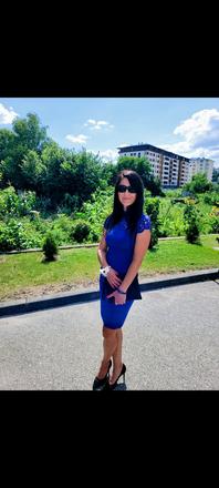 Tmavomodre saty bonprix, bonprix,36