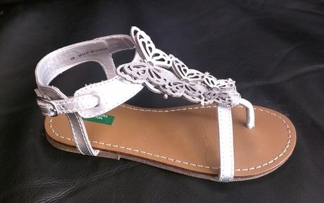 Sandalky benetton, dlzka 17,5 cm, benetton,28