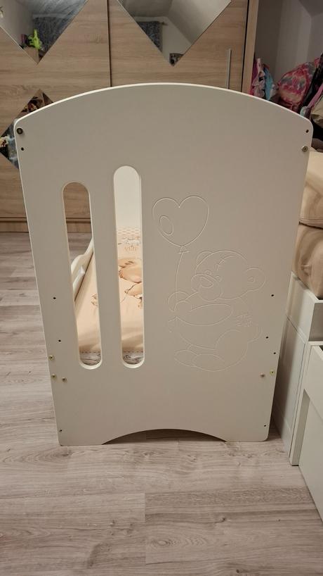 Postieľka 3v1, so spúšťacou bočnicou, vyberateľným, 