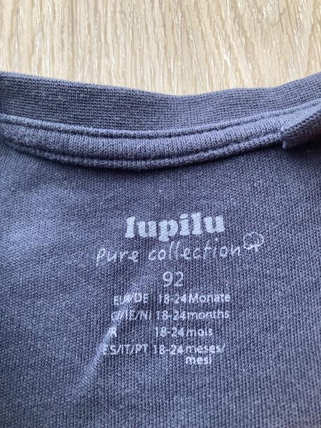 Takmer nové dupačky/pyžamko  lupilu vel.92, lupilu,92