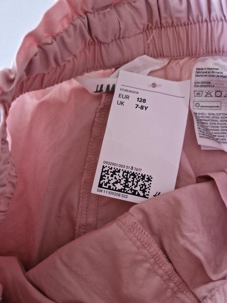 Nohavice, h&m,128
