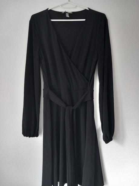 Čierne h&m šaty, h&m,m