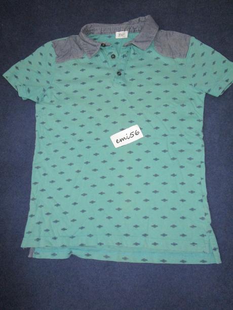 2295.  tričká, polokošeľa 3x, f&f,122