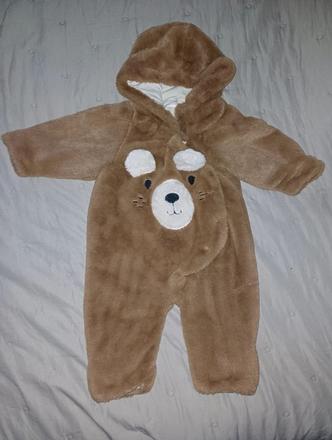 Plyšový overal macko, 86