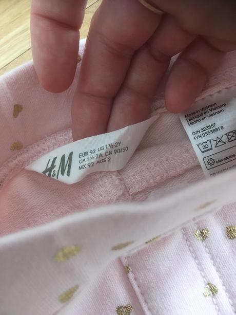 Dievčenské legíny h&m, h&m,92