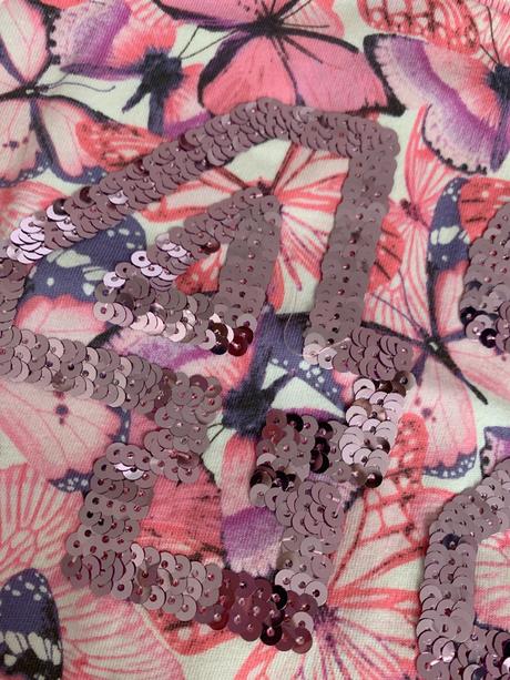 Motylikove tricko s flitrami, f&f,104