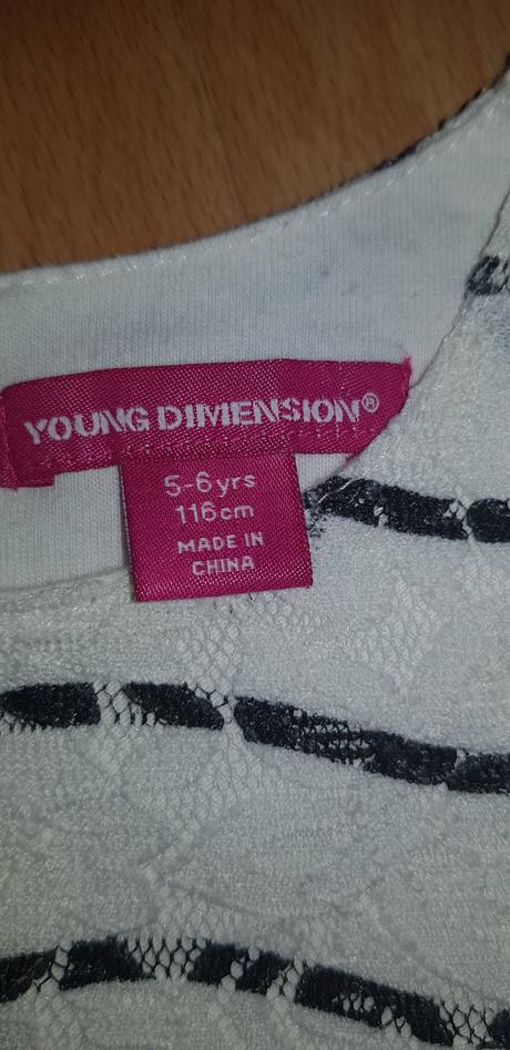 Krajkové tričko, young dimension,116