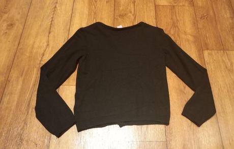 Krásny čierny svetrík so strieb.hviezdičkami 122, dopodopo,122