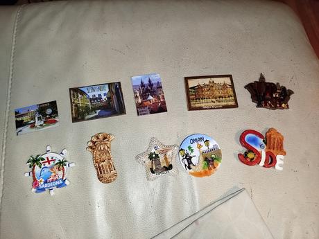 Magnetky na chladničku,zbierka, 