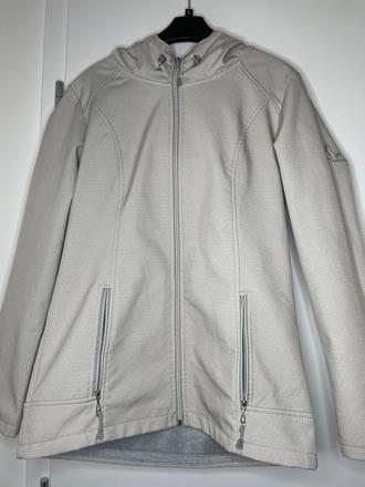 Softshellová zateplená bunda s kapucňou, 40