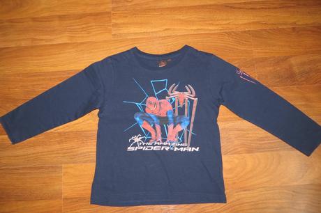 Spiderman tmavomodré tričko, 116