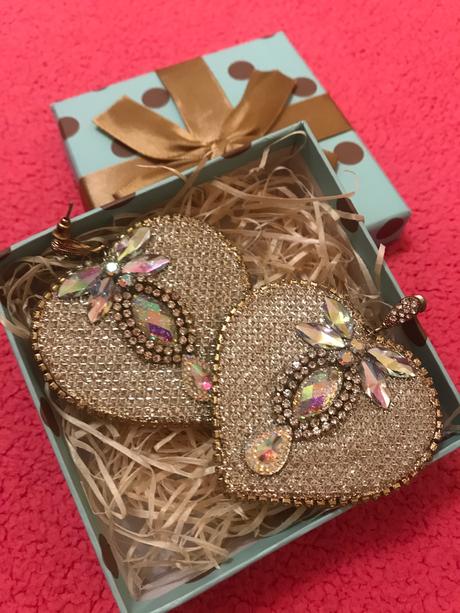 Náušnice zlaté srdcia, 