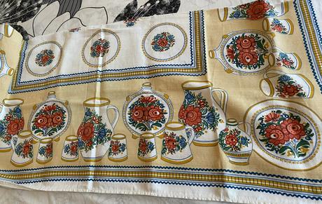 Ľanový obrus s potlačou 136x109cm, 