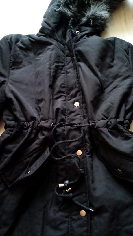 Zimná trištvrťová bunda s kapucňou, v. s/m/l, 38 - s