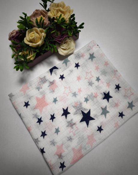 3-bavlnená plienka hviezdy, 