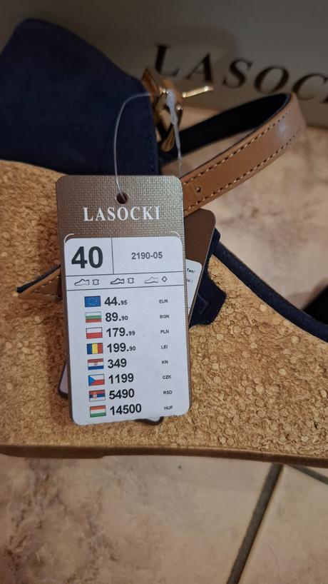 Letne sandale, lasocki,40