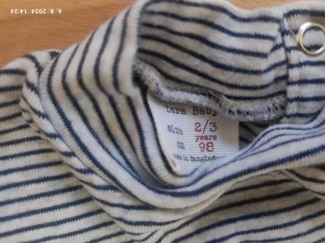 Tričko dlhý rukáv pre dievčatko 98, zara,98