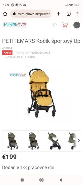 Kočíky Petite&Mars