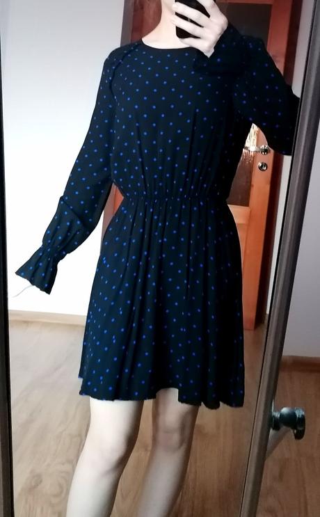 Bodkované šaty, sinsay,xs