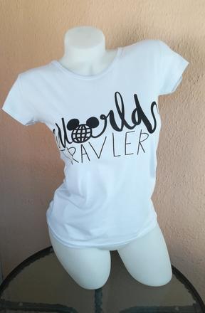 Tričko bavlnené, biele, s, s