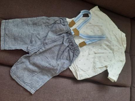 Set košieľka s nohavicami, h&m,68