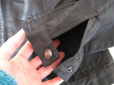 Čierna jarná bundička, s/m, s