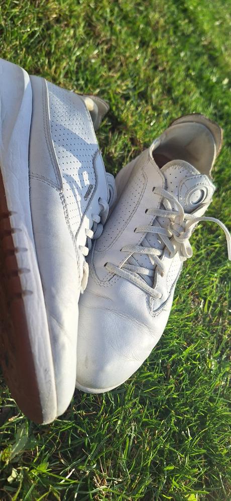 Kožene biele tenisky geox vel 40, geox,40