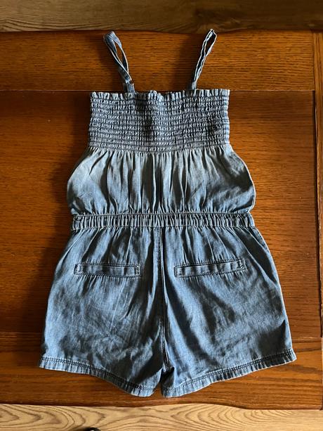 Letný rifľový overal na ramienka, pepperts,122