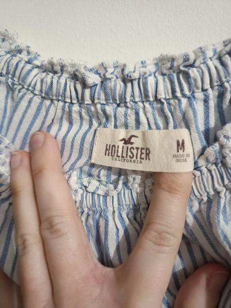 Letný top hollister, hollister,m