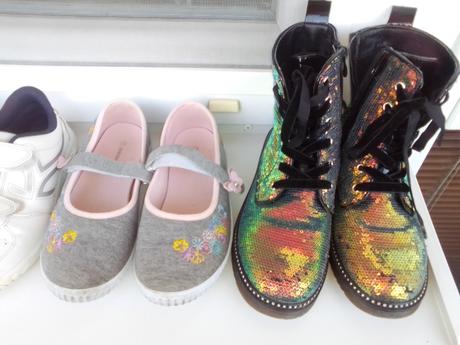 Jesenné topánky s trblietkami, 35