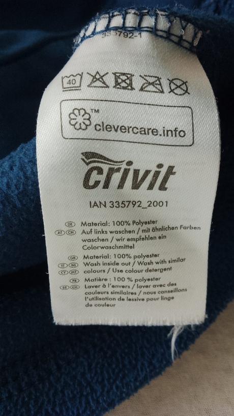 Flísová mikina, crivit,158