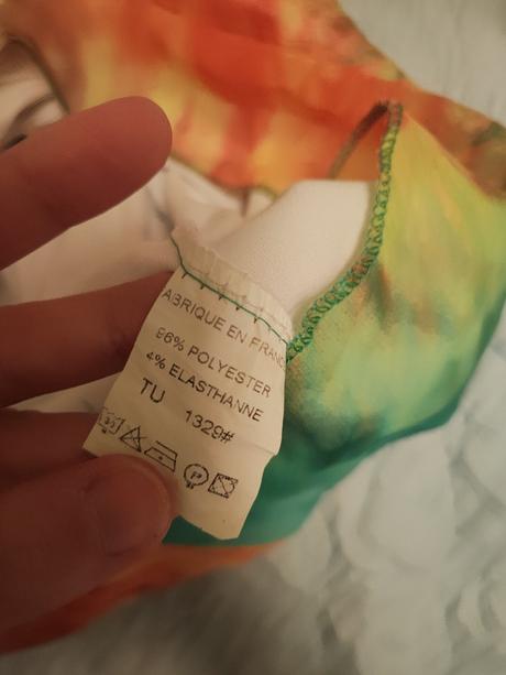 Oversize farebný top, tu,m