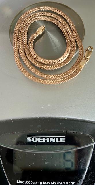 Zlata retiazka 14k 585 zlato, 