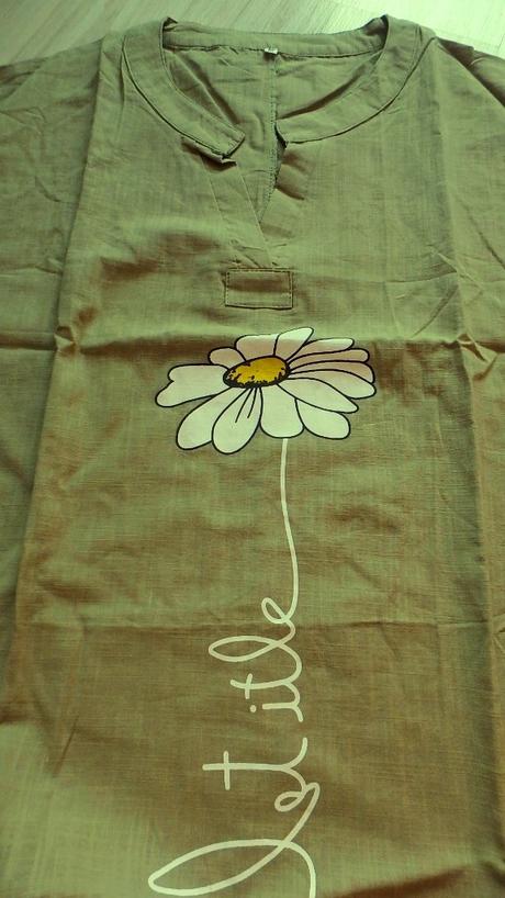 Zelená/khaki letná blúzka, v. l/xl, l