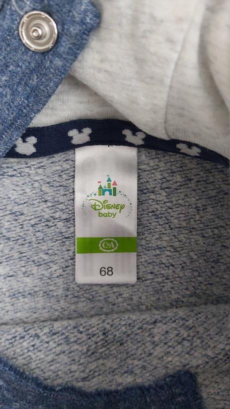 Mikina mickey 68 modrá, c&a,68