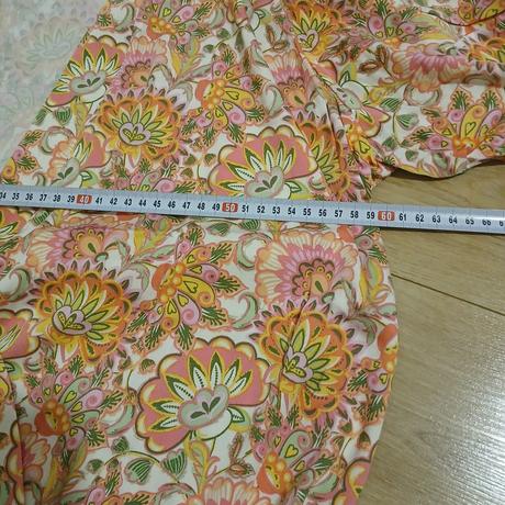 Farebný kvietkovaný midi župan, tchibo,44