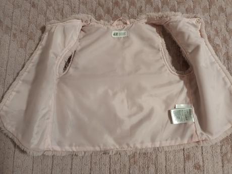 Kožušinová vesta h&m, h&m,122