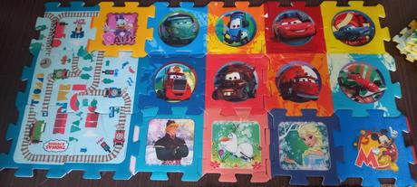 Penove puzzle na zem disney, 