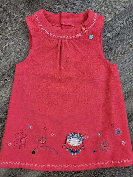 Hrubšie šaty na body 80, f&f,80