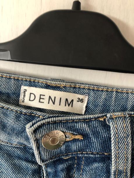 Denim modré rifle/ modré džínsy denim, sinsay,36